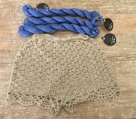shorts Linen yarn