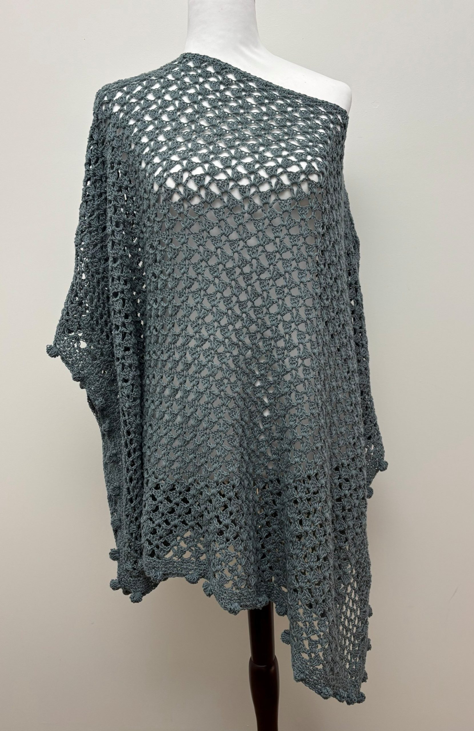 yazzy poncho one shoulder